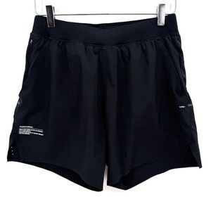 Abercrombie YPB Athletic Mens Shorts Size S Black Gym Workout Unlined 6" Inseam